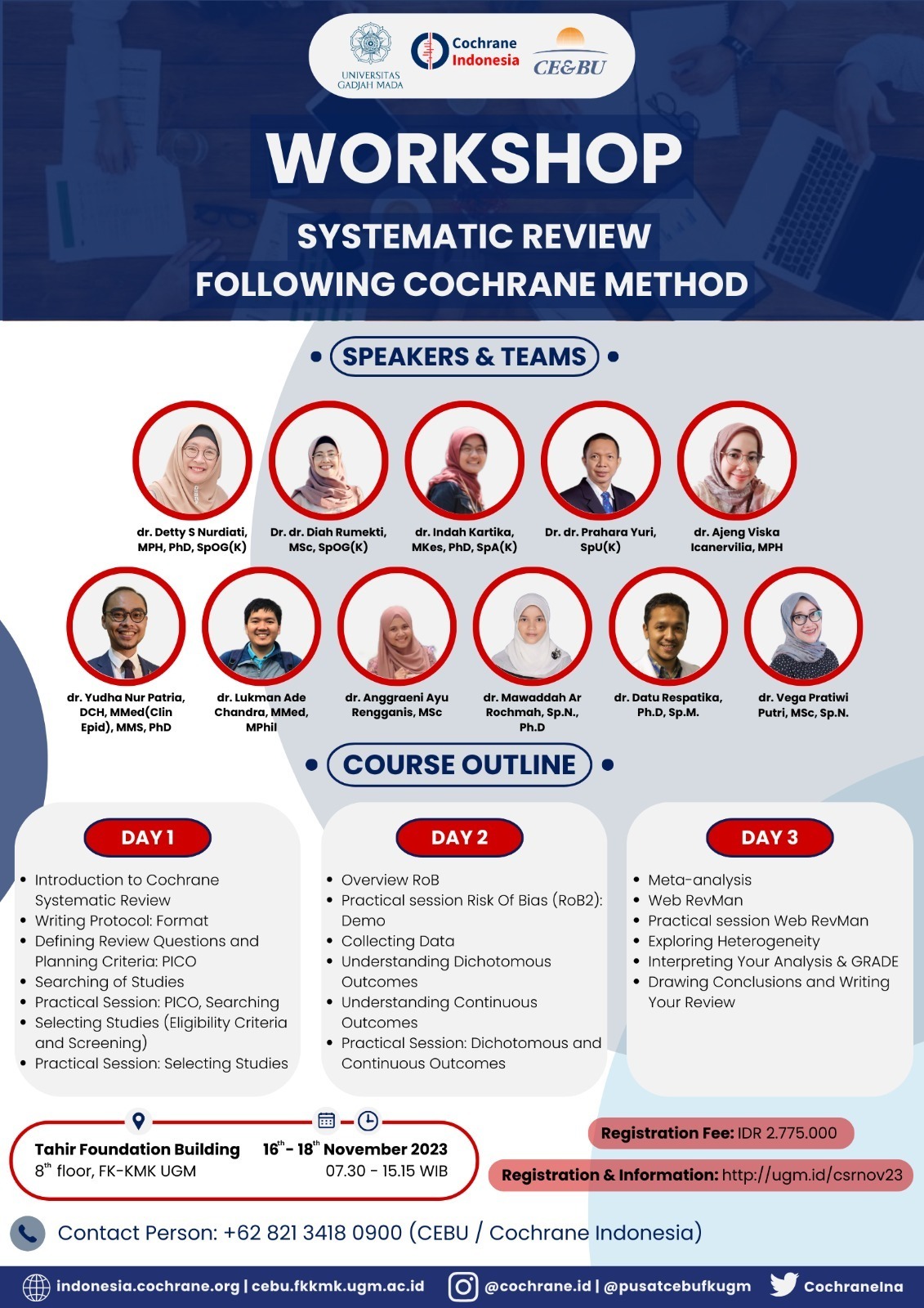 Workshop Systematic Review Following Cochrane Method 2023 – Clinical ...